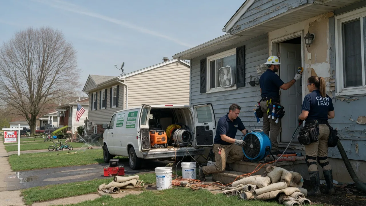 Flood Cleanup in Potomac, IL near me