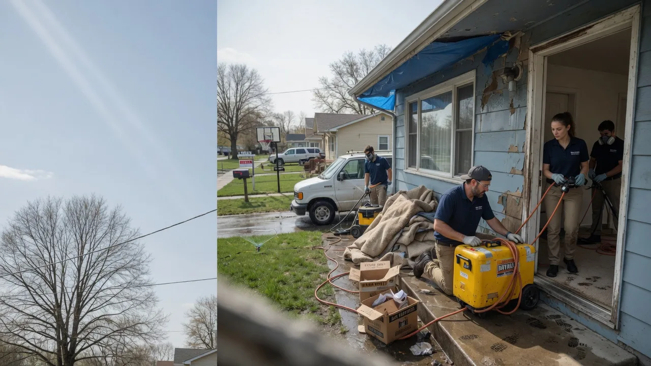 Basement Flood Cleanup in Potomac, IL near me